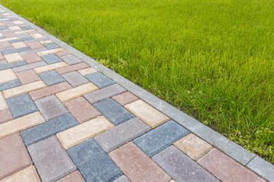 Multicolored Paver Pattern
