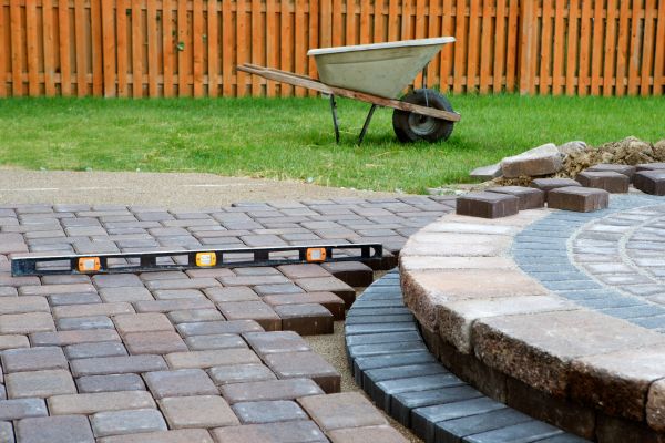 Patio Brick Installation in Haverhill