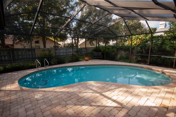 Pool Area Paving in Haverhill